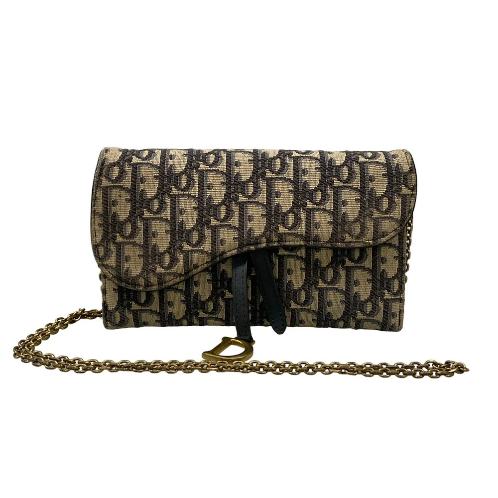Dior/Christiandior Saddle Wallet Dark #330444D84B